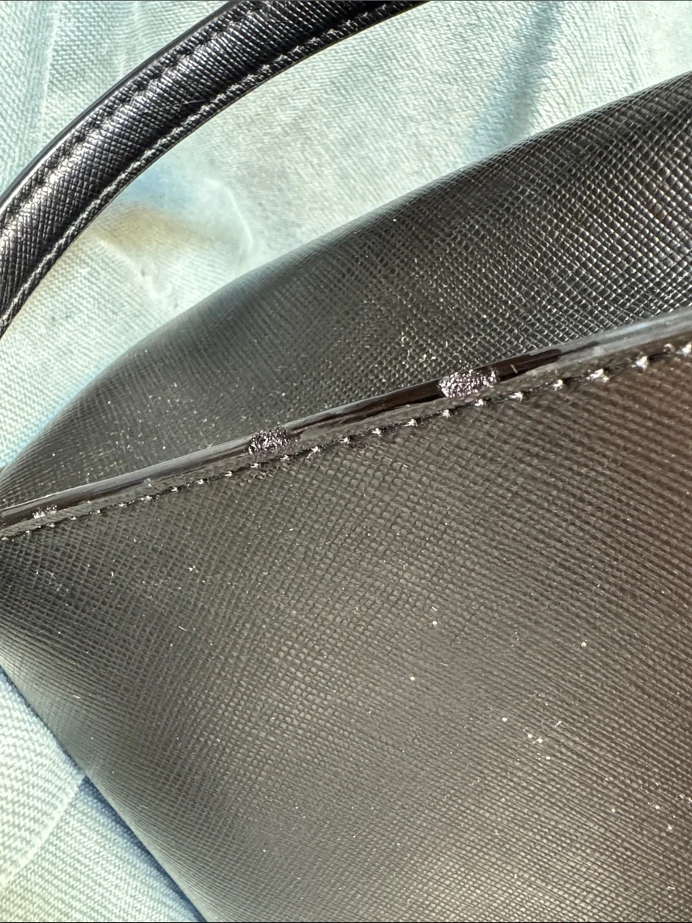 kate spade faux leather